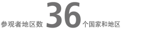 参观者地区数   36个国家和地区