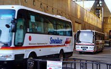 We operate direct shuttle buses from each broadcast station