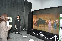 技研公開でデモしたSHV145型プラズマディスプレイ