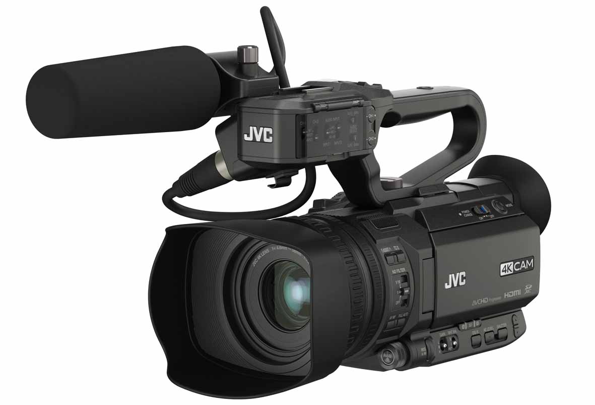 業務用4Kメモリカードカメラレコーダー「GY-HM200」