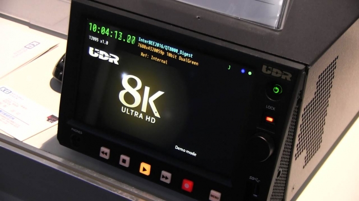 8K デュアルグリーン対応非圧縮ビデオサーバー「UDR-XL40」