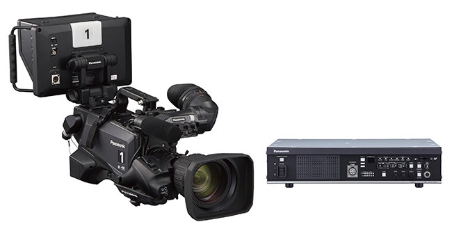 4KスタジオカメラAK-UC4000/UC4000S（写真左） カメラコントロールユニット（CCU）（写真右）