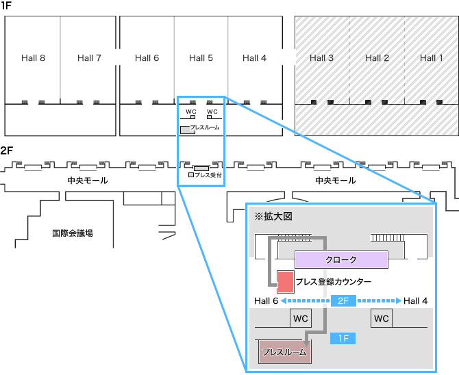 会場図