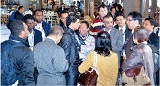Many visitors from various countries and regions came to investigate Japanese technological trends