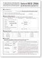 Inter BEE 2016 Application Forms