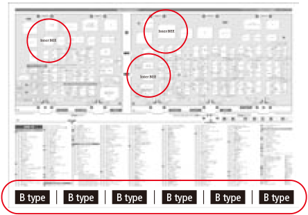 We distribute these maps to visitors on the day of the event.