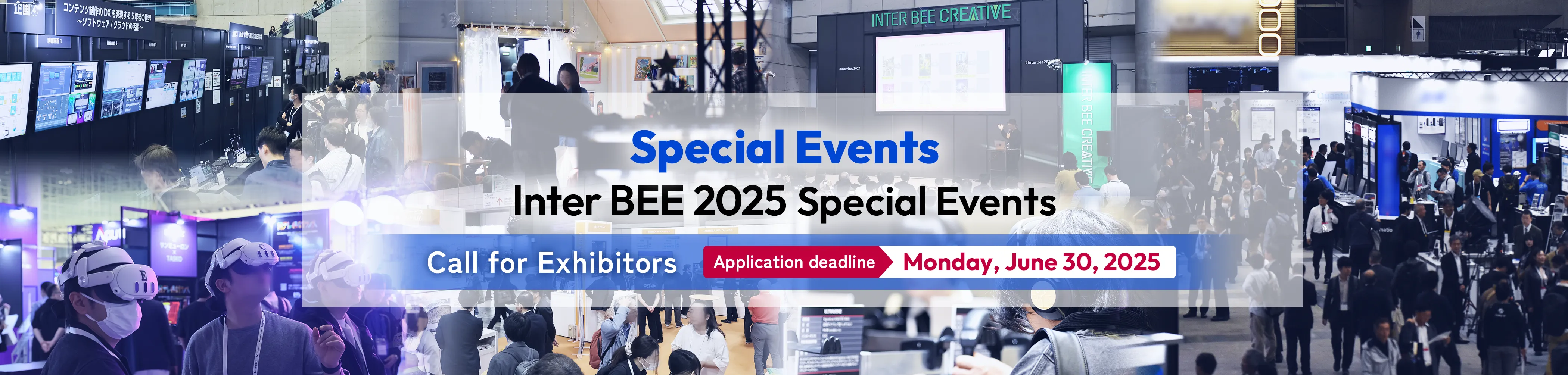 Inter BEE 2024 Special Events Call for Exhibitors