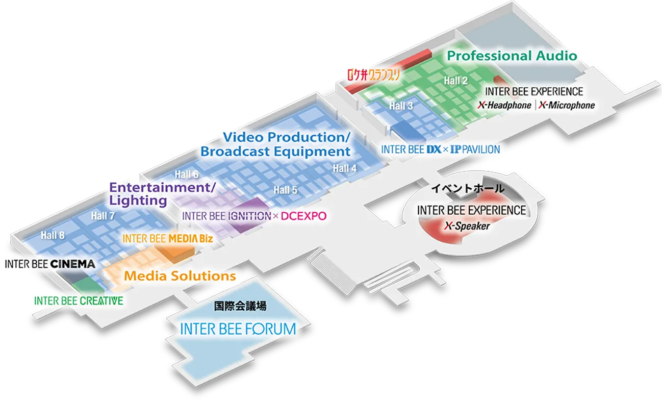INTER BEE MAP