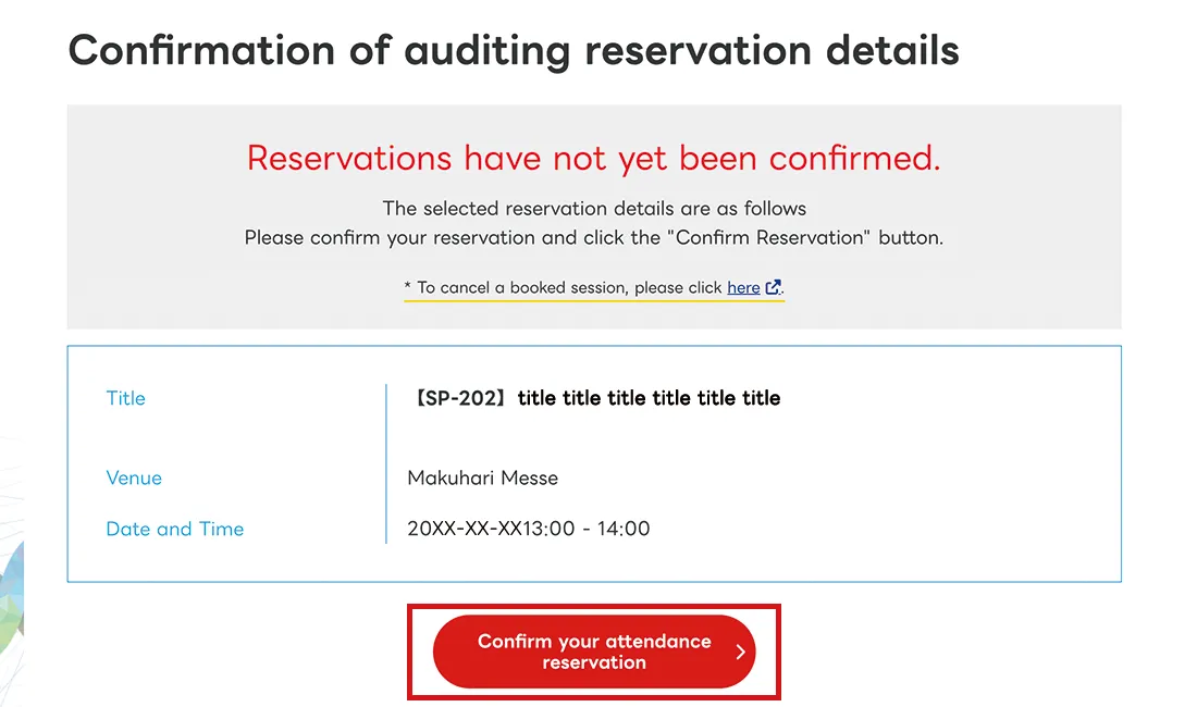 Session Detail Image