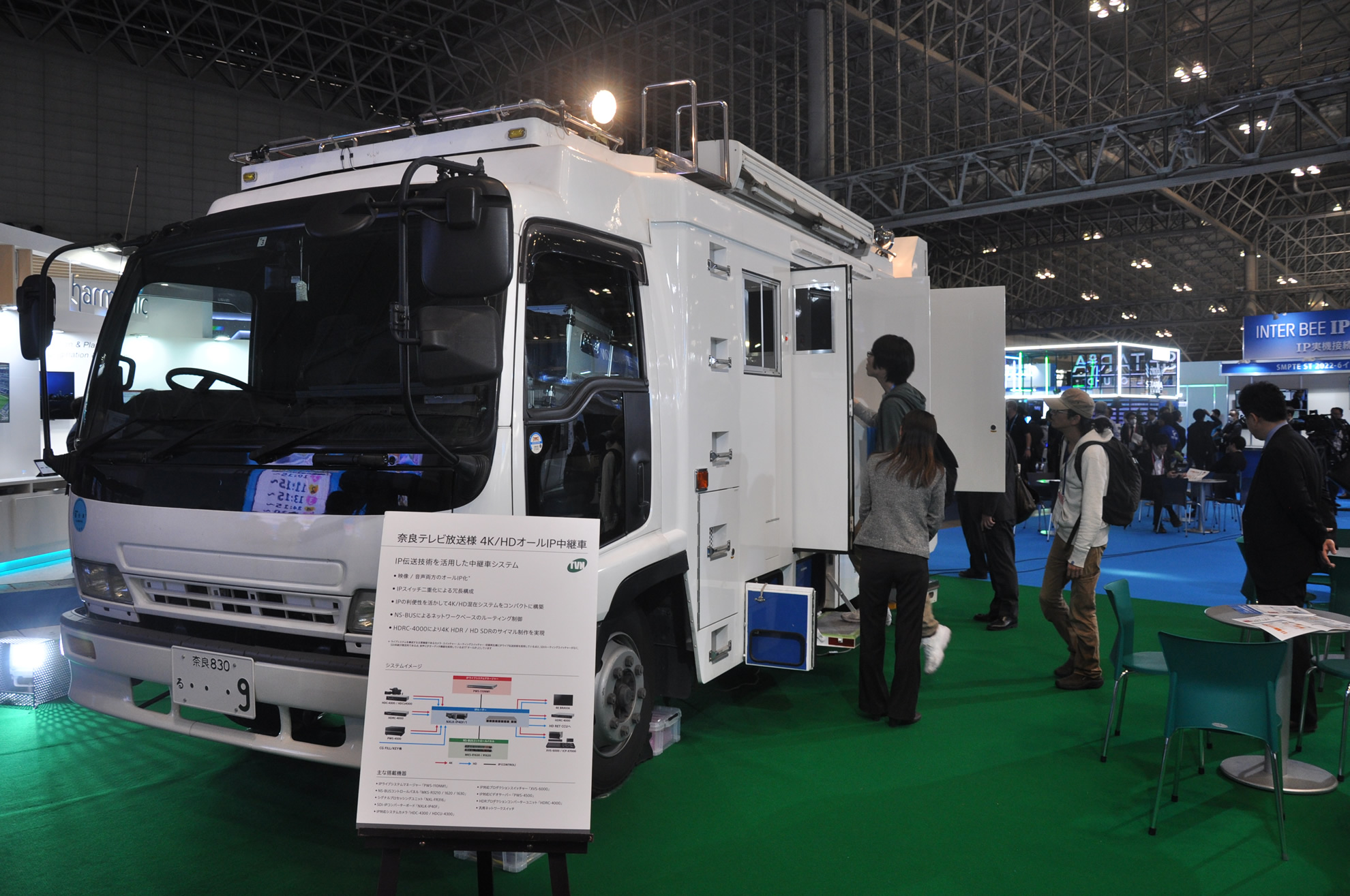 Interbee 19 会場各所でブース間をつないだipリモートプロダクションネットワークのデモ 放送コンテンツのip伝送規格のインターオペラビリティを提示 複数箇所の楽器演奏による音楽セッションも実現 Magazine 映像 音響 放送 通信業界の情報発信サイト Inter