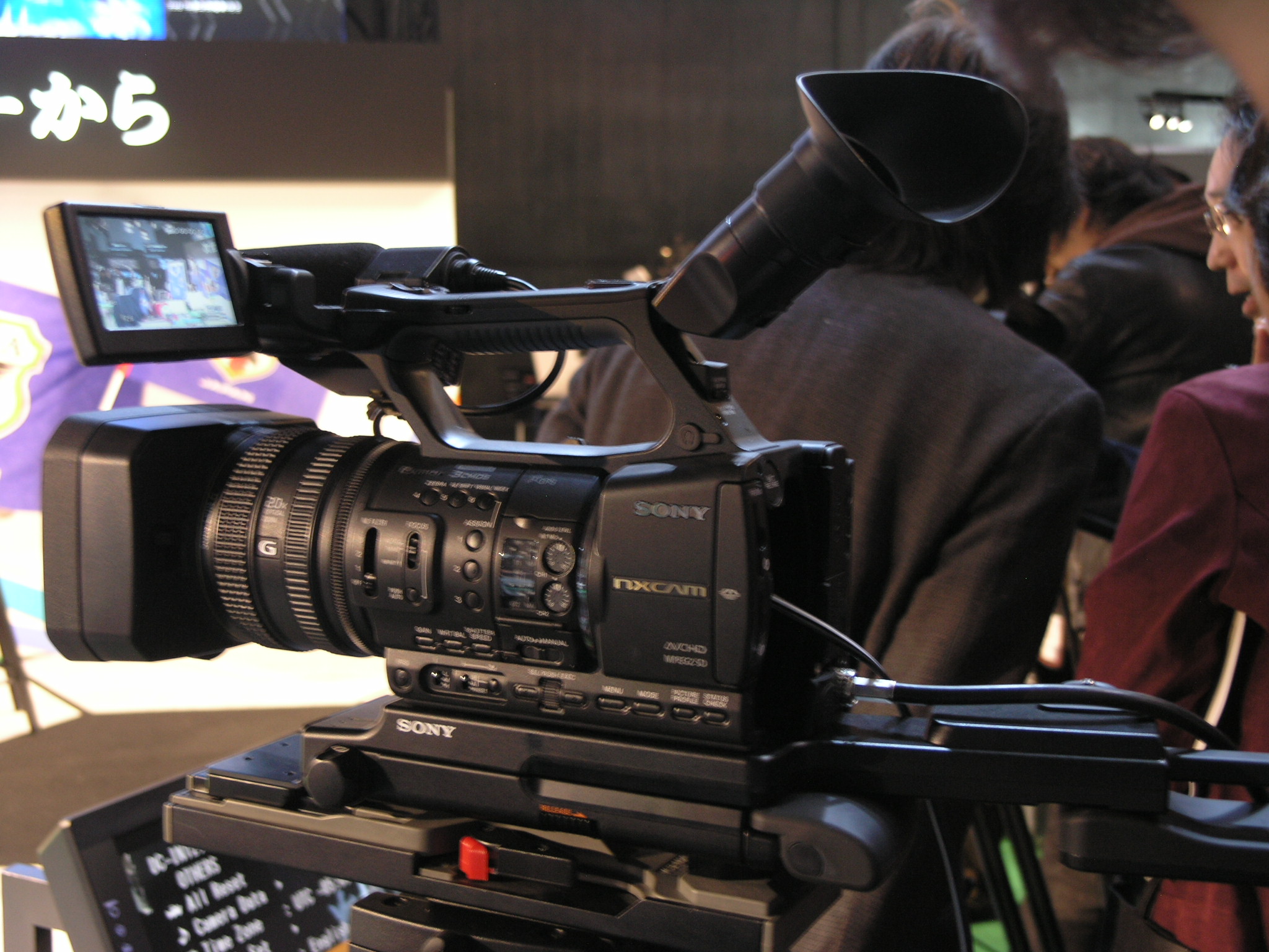 新製品のAVC/H.264採用の小型カメラNXCAM ソニー