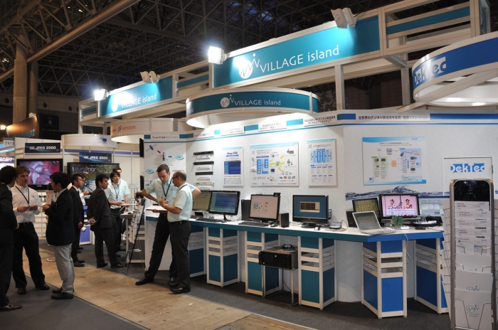 The Village Island Booth.