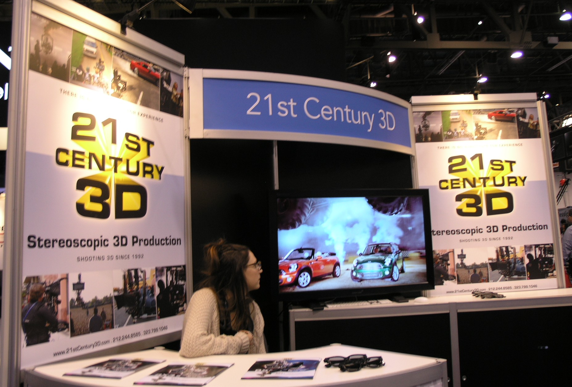 多種多彩な3D技術が展示された3Dパビリオン