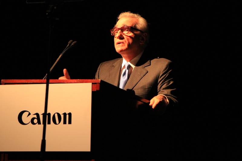 Director Martin Scorsese praises Canon's products