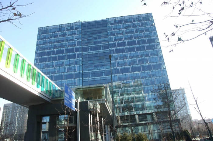 画像１：2011年に移転したMSRAの新ビル