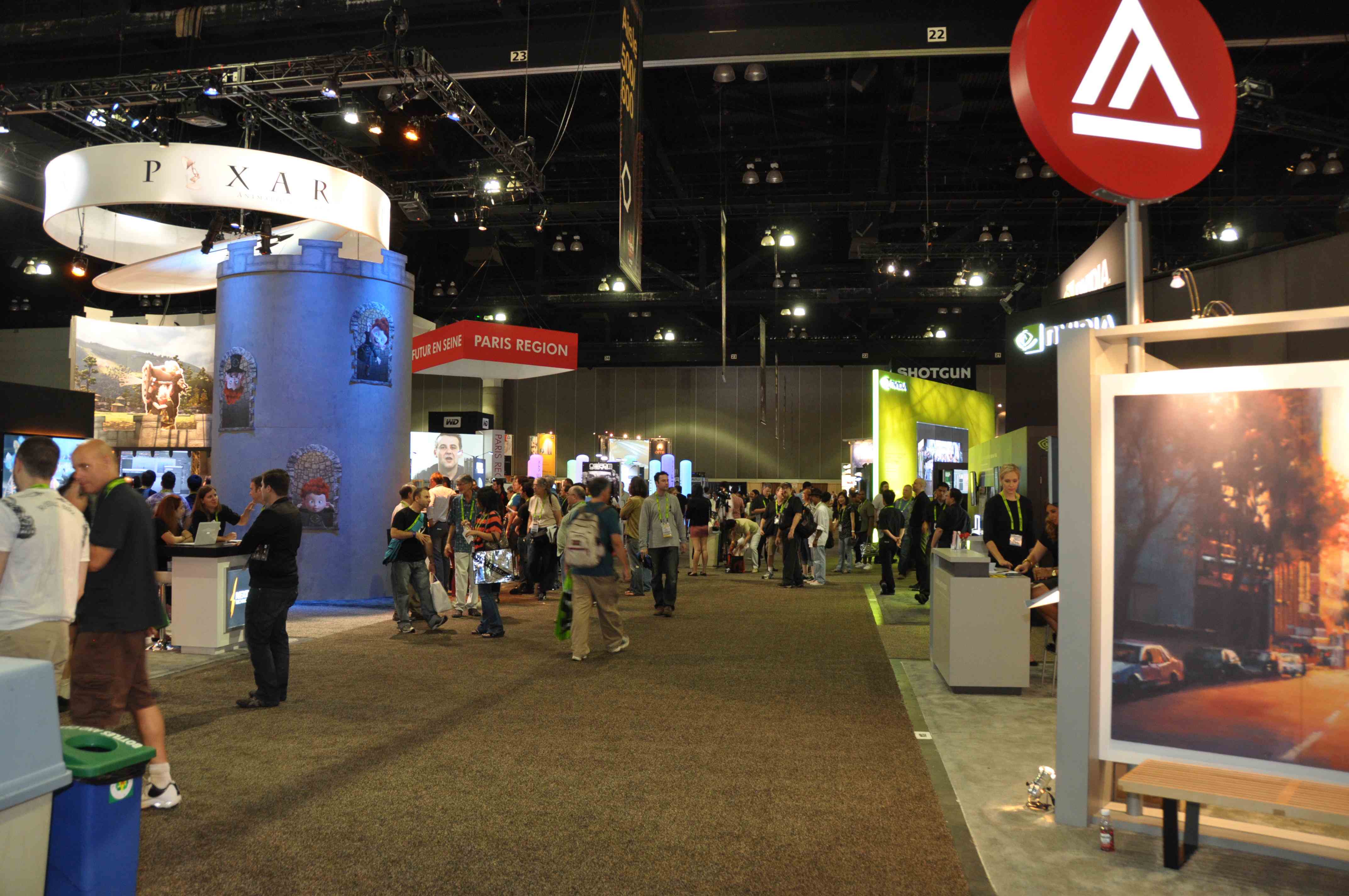 SIGGRAPH 2012 Exhibition Hall