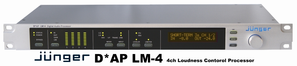 The LM4, a 4-channel loudness control processor