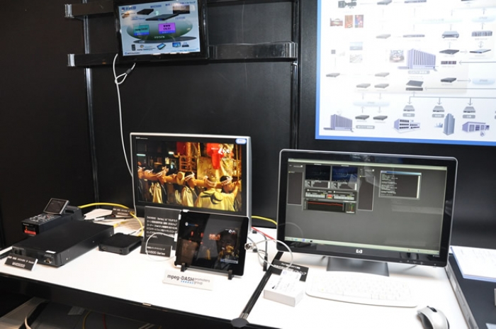A look at the HVX500 broadcasting demo using HLS and MPEG-DASH