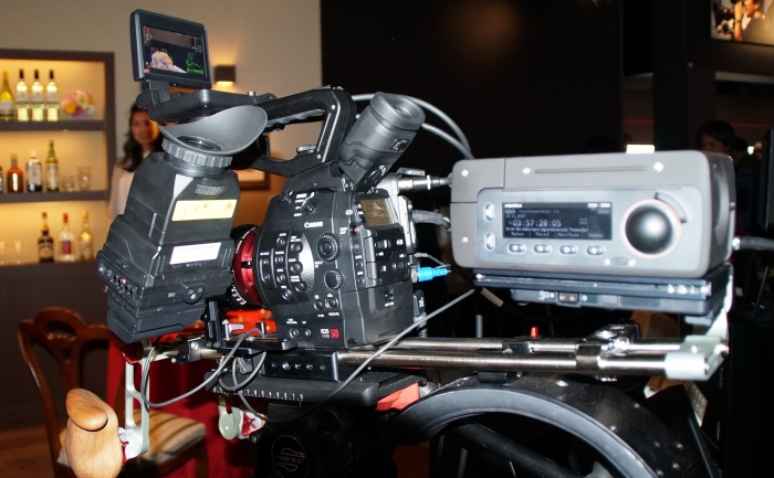 The very popular newly-introduced 4K EOS C500 camera (Canon)