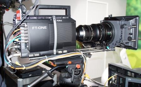 The newly-introduced 4K-capable high-speed FT-one camera (FOR-A)