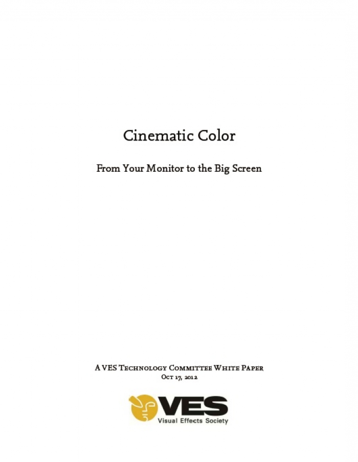 「Cinematic Color」の表紙