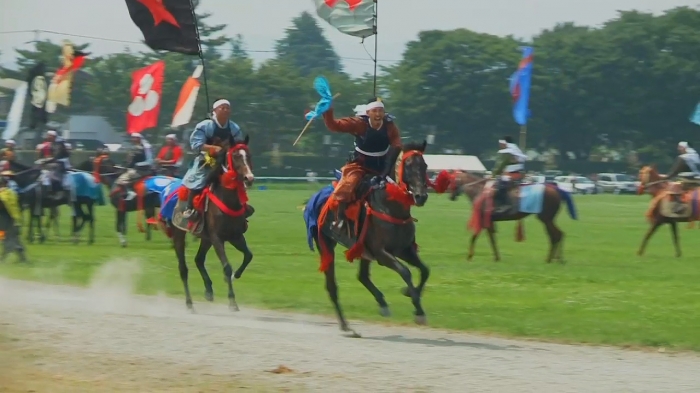 「疾走！相馬野馬追　～東日本大震災を越えて～」のシーン