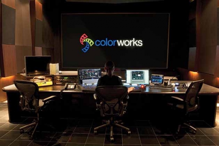 Colorworksのカラーグレーディング室