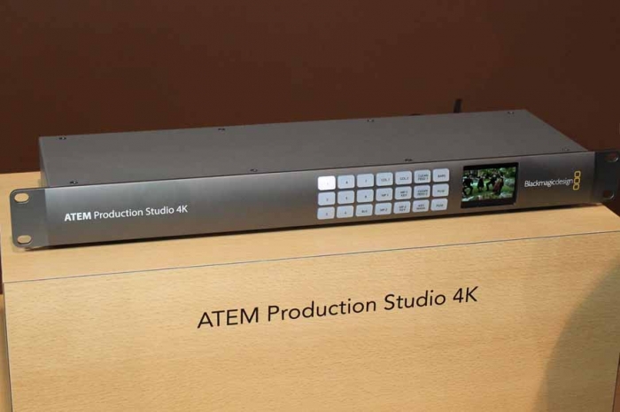 NAB Show 2013で展示されていた ATEMProductionStudio4Kモデル