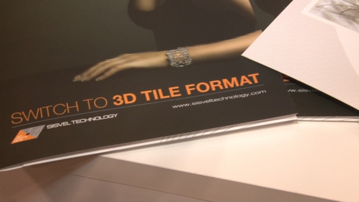 The 3D Tile Format Technology exhibition space
