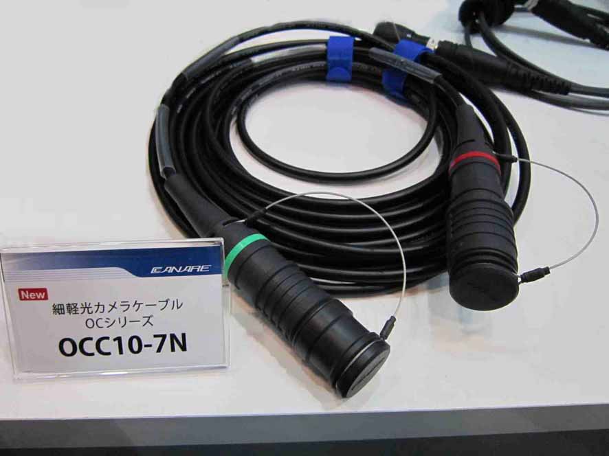 New thin & light fiber optic camera cable