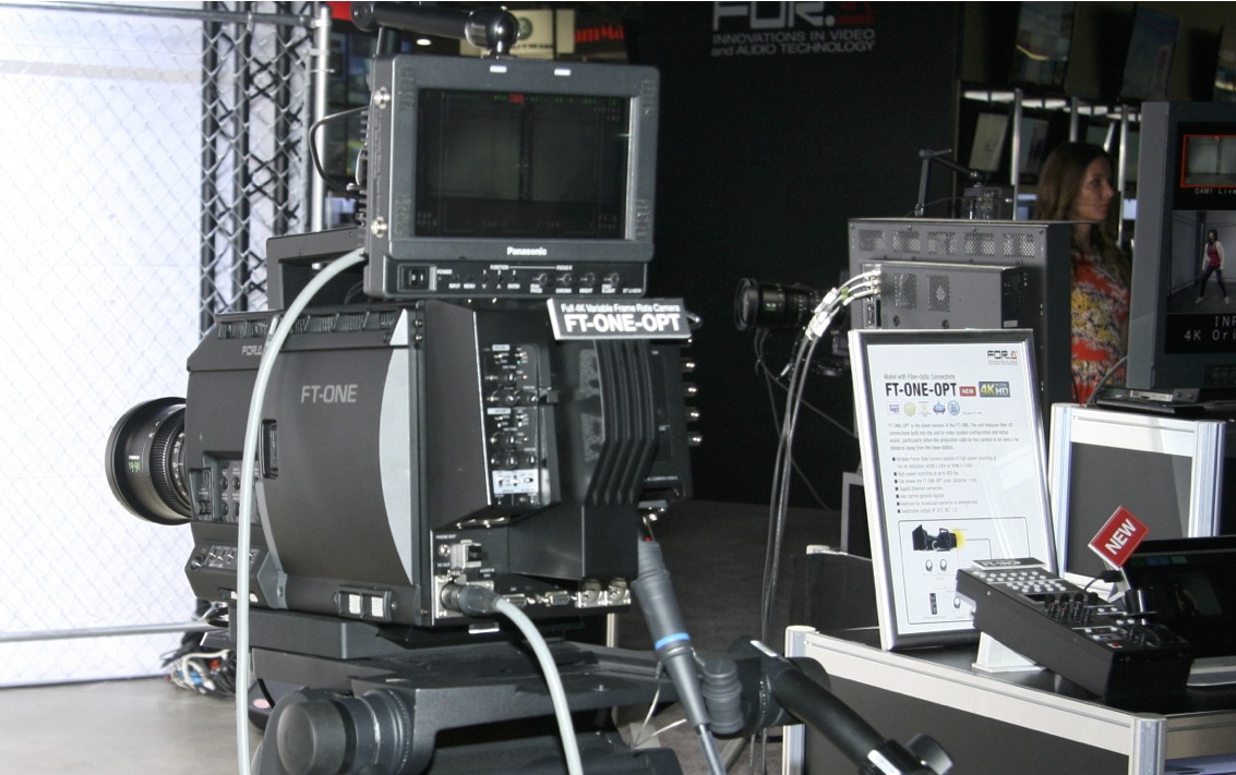 4K高速度カメラ「FT-ONE」の光ファイバー 搭載モデル「FT-ONE-OPT」（NAB Show 2014）