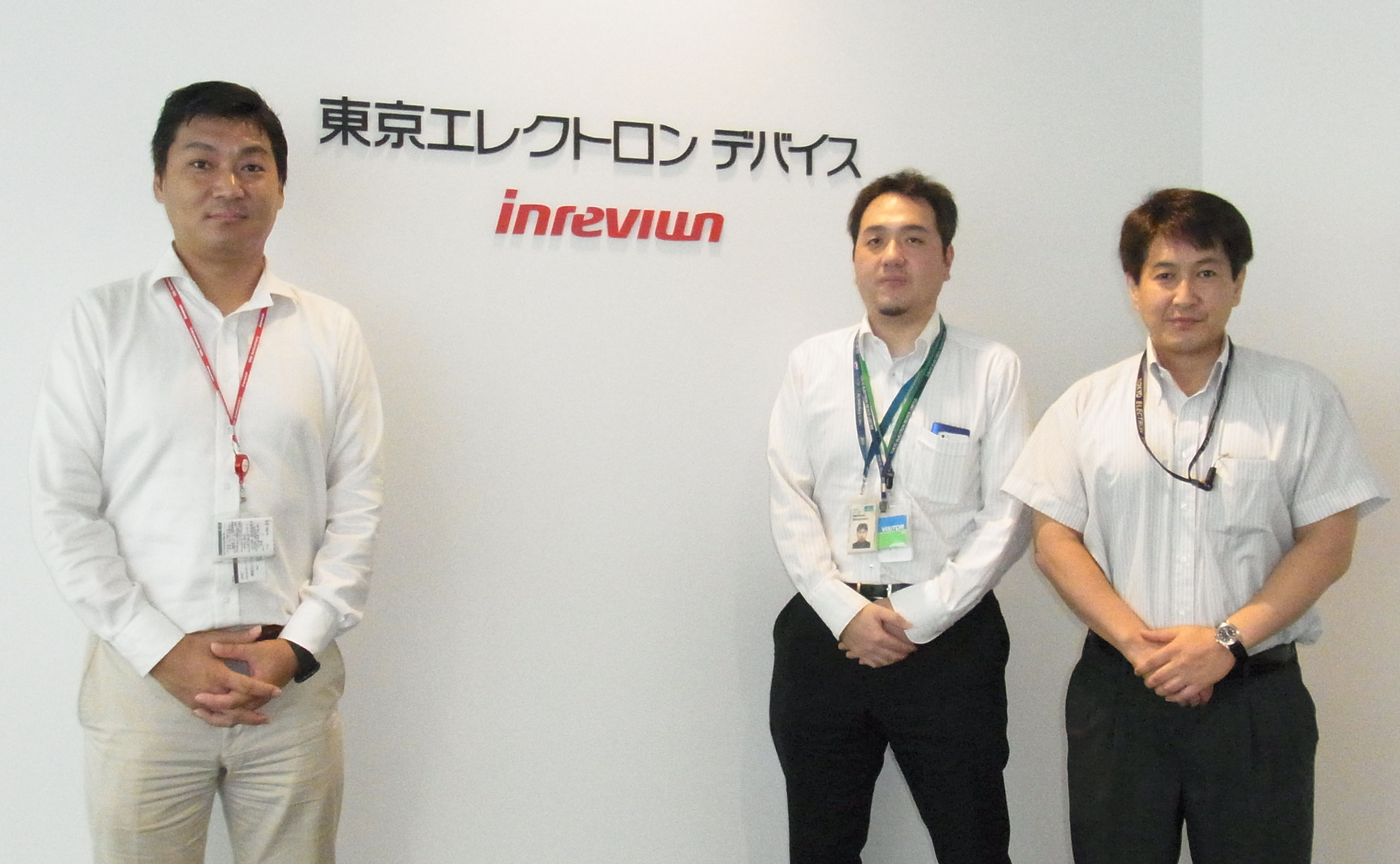 （左から）開発を担当した西脇氏、松本氏、高島氏