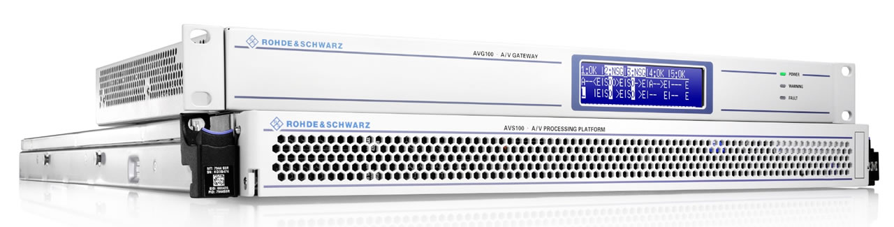 4K/HEVCエンコード機能搭載AVヘッドエンド装置「R&S AVHE100」