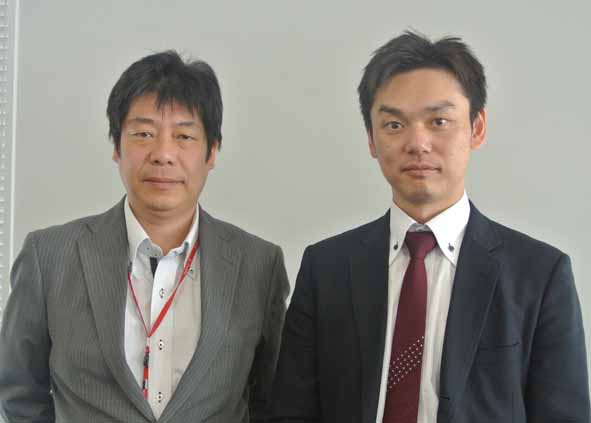 Mr. Odagawa (L) and Mr. Takamisawa (R)