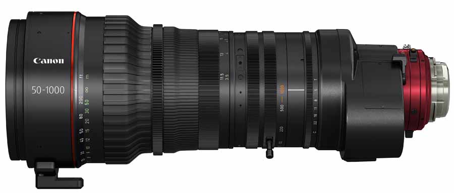 1500mm、20倍ズーム・シネサーボレンズ「CN20×50 IAS H」