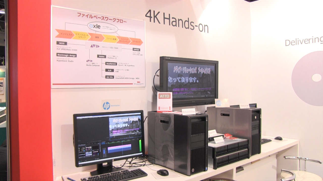 「4K Hands-on」コーナー