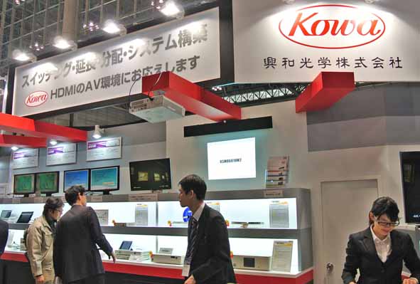 The Kowa Optical Products booth