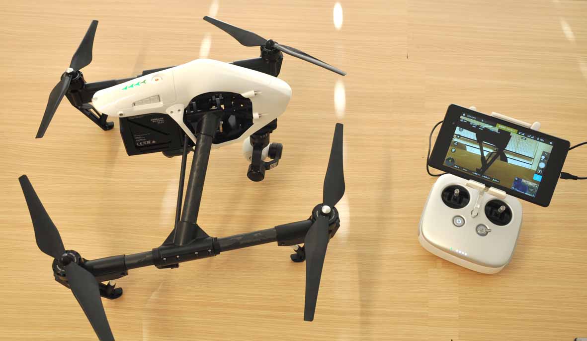 4K撮影が可能なクアッドコプター「Inspire 1」