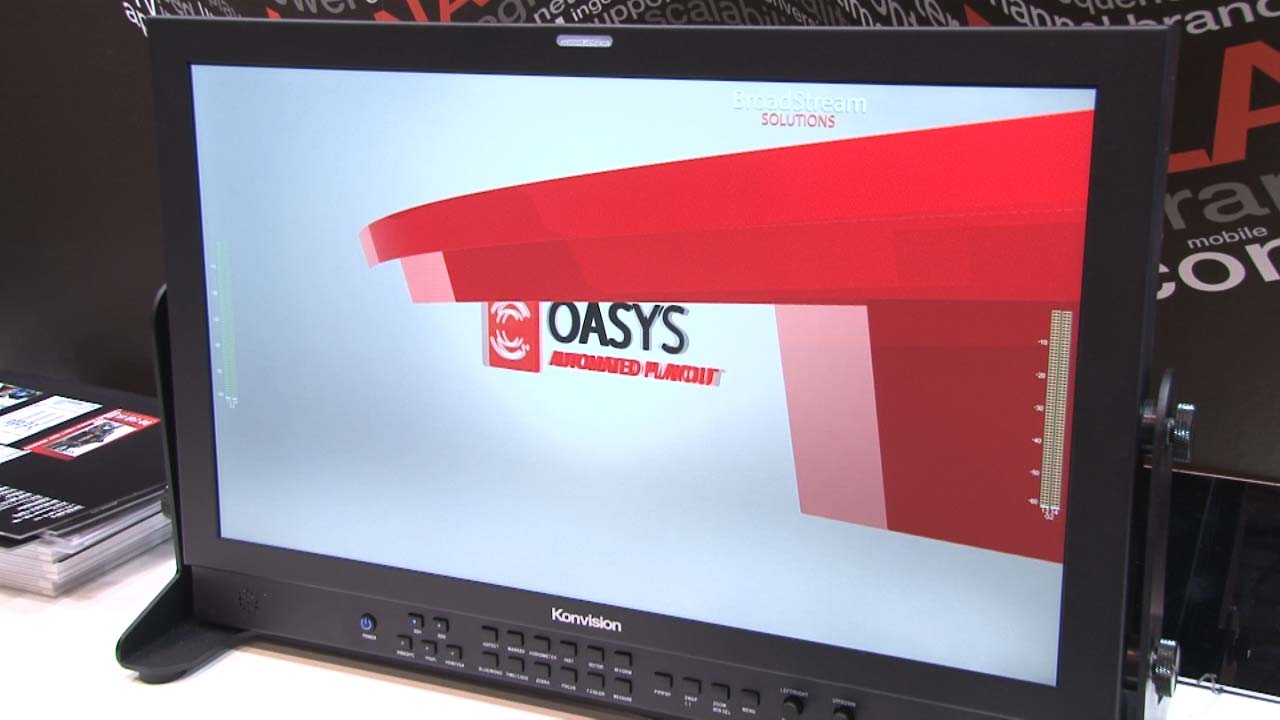 Broadstream’s OASYS video server with SDI/IP support