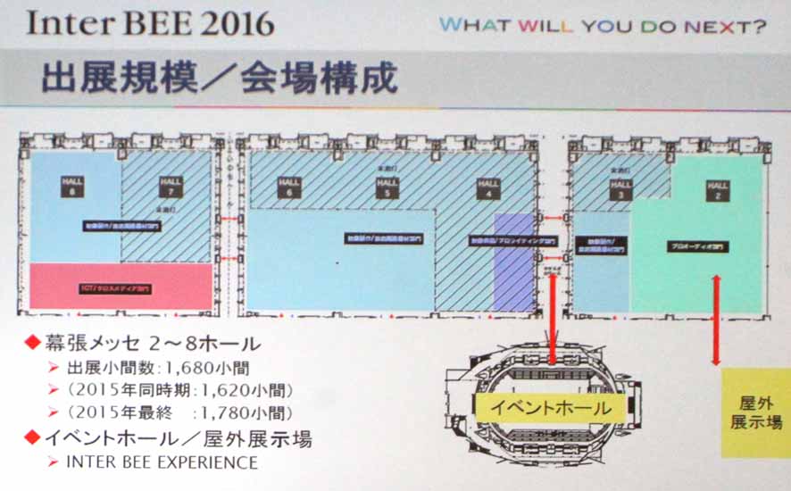 会場は昨年より1ホール拡大