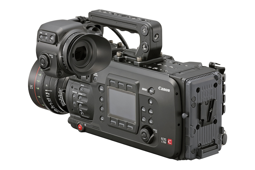 CINEMA EOS SYSTEMの最上位機「EOS C700」「EOS C700 GSPL」（上下とも）