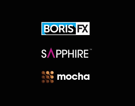 （上から）Boris FX、Sapphire、Mochaのロゴ
