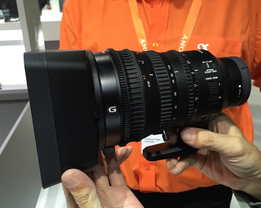 Super35mm/APS-Cフォーマット 4K動画撮影用ズームレンズ「E PZ 18-110mm F4 G OSS」