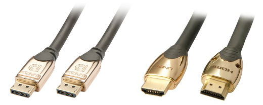 4K compliant premium gold cables up to 20 meters in length with 25-year warranties
