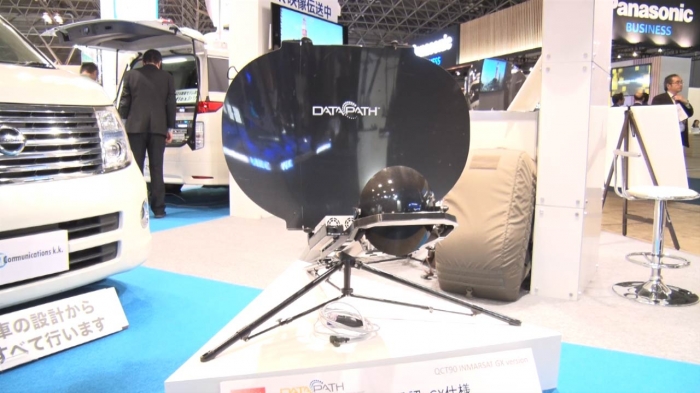 QCT90GX Suitcase satellite portable antenna