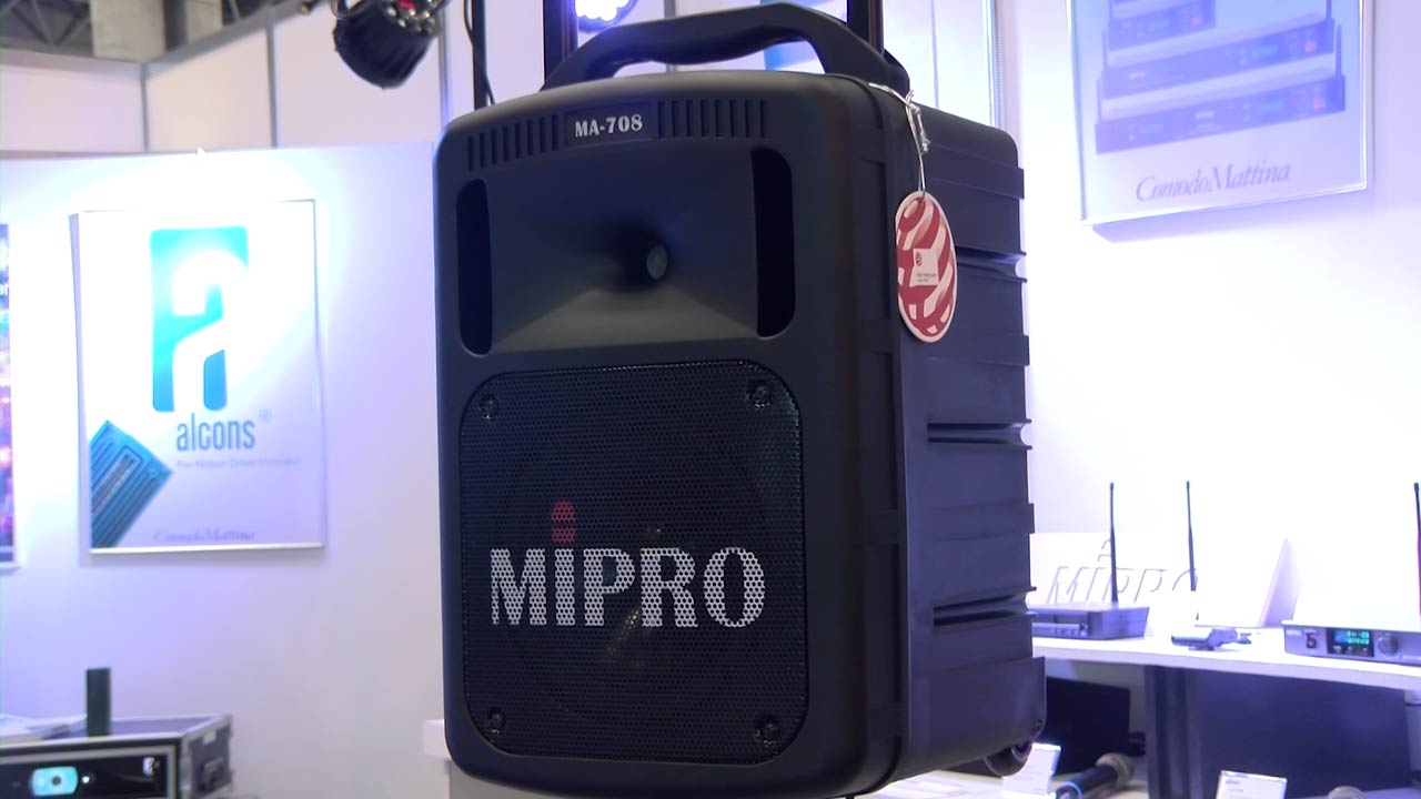 MiPRO powered speaker