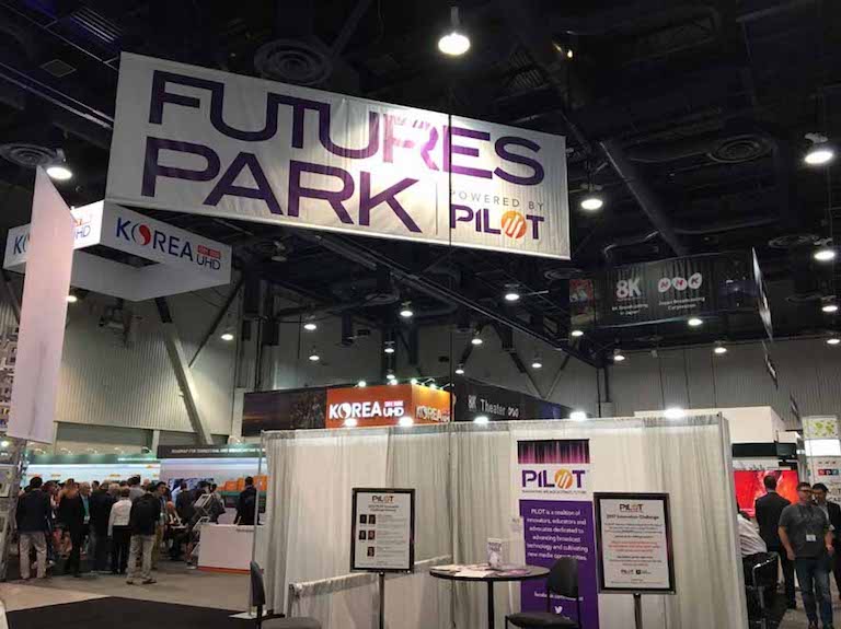 Broadcast and video technologies of the world were on display in the “Futures Park”