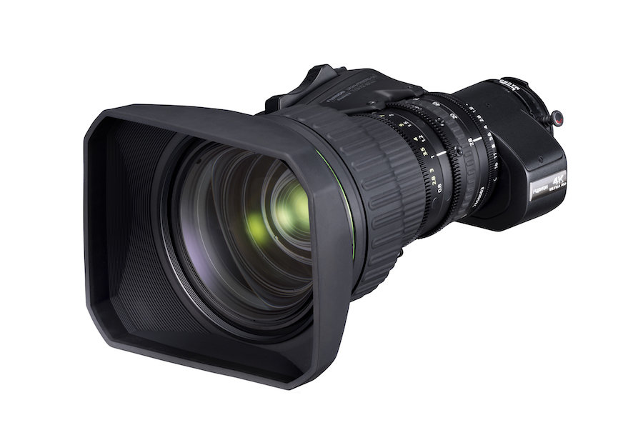 4K対応の放送用ポータブルズームレンズ「FUJINON　UA24×7.8 BERD」