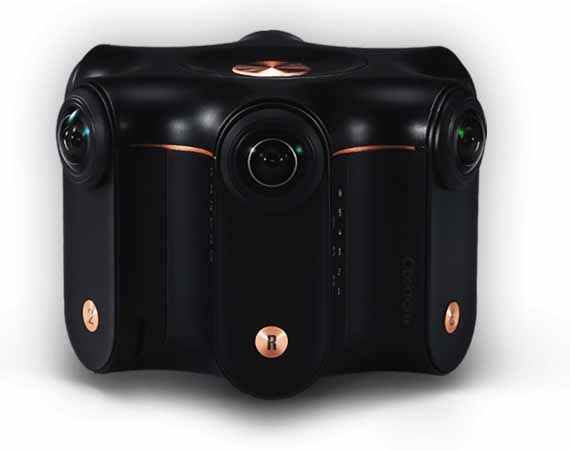 8K立体視360度撮影可能な360度カメラKanDao Obsidian R