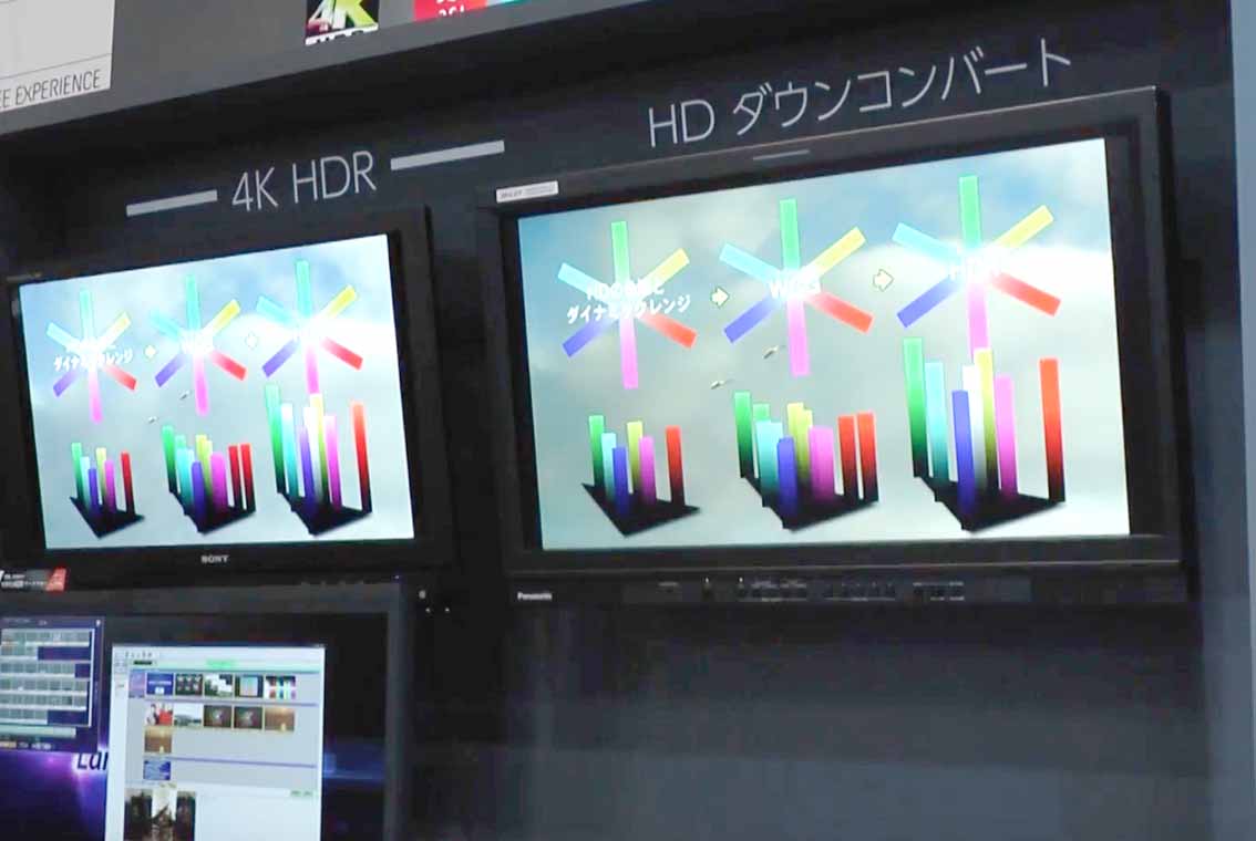 4K、HD 同時送出のデモ